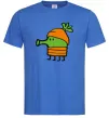 Мужская футболка Doodle jumр морквина Ярко-синий фото