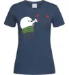 Жіноча футболка Doodle jumр сердечки Темно-синій Жіноча футболка Doodle jumр сердечки Темно-синій фото