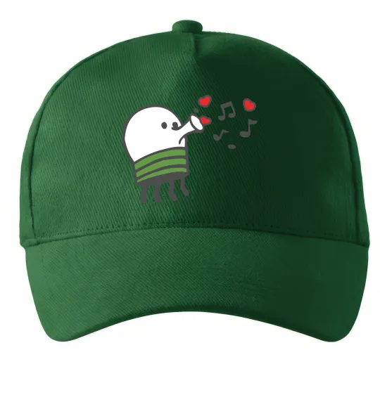 Кепка Doodle jumр сердечки Темно-зелений фото