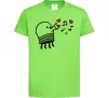 Дитяча футболка Doodle jumр сердечки Лаймовий Дитяча футболка Doodle jumр сердечки Лаймовий фото