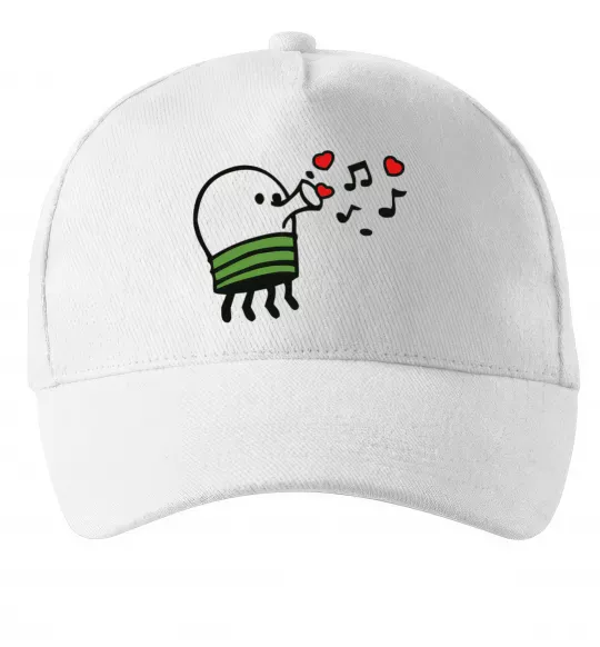 Кепка Doodle jumр сердечки Білий фото