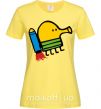 Женская футболка Doodle jumр ракета Лимонный фото