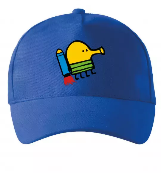 Кепка Doodle jumр ракета Ярко-синий фото