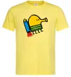 Мужская футболка Doodle jumр ракета Лимонный фото