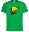 Мужская футболка Doodle jumр ракета Зеленый фото