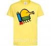 Дитяча футболка Doodle jumр ракета Лимонний фото