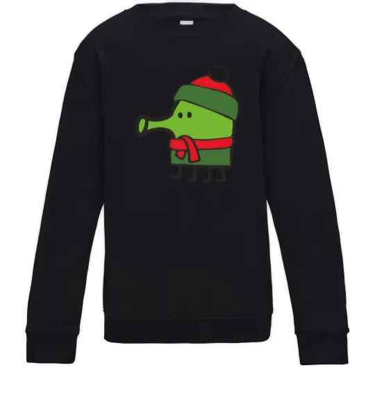 Дитячий світшот Doodle jumр Новий рік Чорний фото