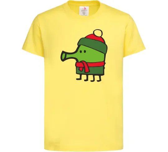 Дитяча футболка Doodle jumр Новий рік Лимонний фото