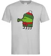 Мужская футболка Doodle jumр Новий рік Серый фото