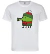 Мужская футболка Doodle jumр Новий рік Белый фото