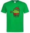 Мужская футболка Doodle jumр Новий рік Зеленый фото