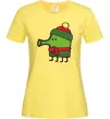 Жіноча футболка Doodle jumр Новий рік Лимонний фото