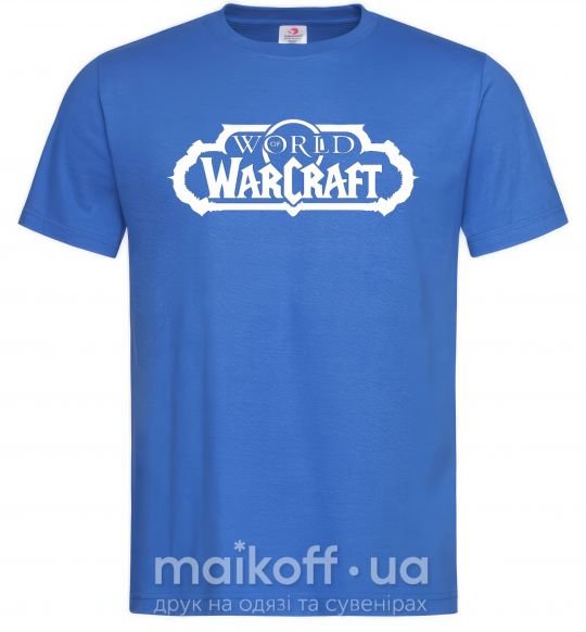 Мужская футболка World of Warcraft Ярко-синий фото