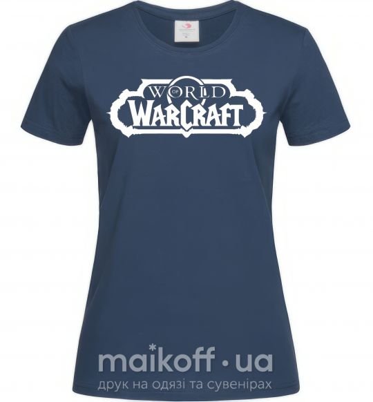 Женская футболка World of Warcraft Темно-синий фото