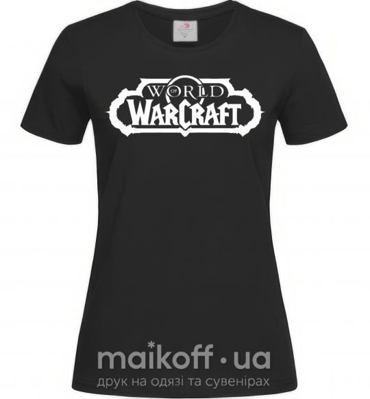 Жіноча футболка World of Warcraft Чорний фото
