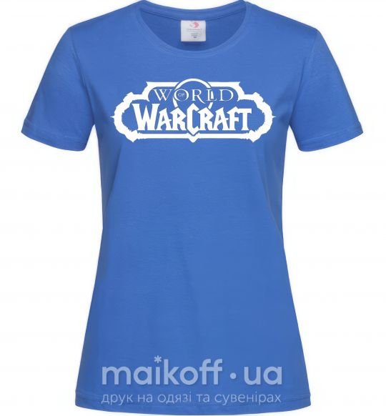 Жіноча футболка World of Warcraft Яскраво-синій фото