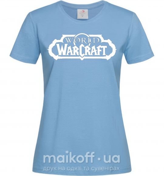 Женская футболка World of Warcraft Голубой фото