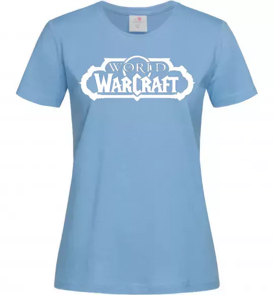 Женская футболка World of Warcraft Голубой фото