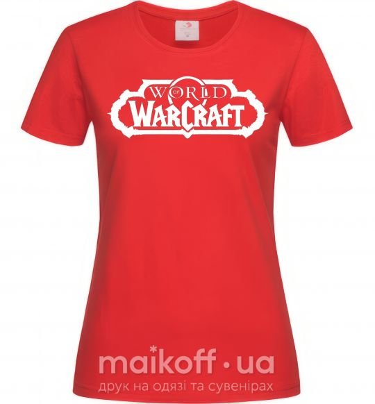 Женская футболка World of Warcraft Красный фото