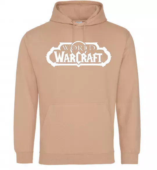 Мужская толстовка (худи) World of Warcraft Песочный фото