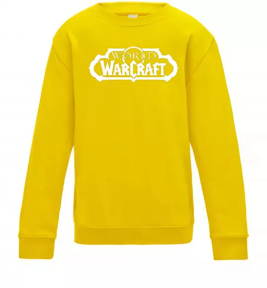 Детский Свитшот World of Warcraft Солнечно желтый фото