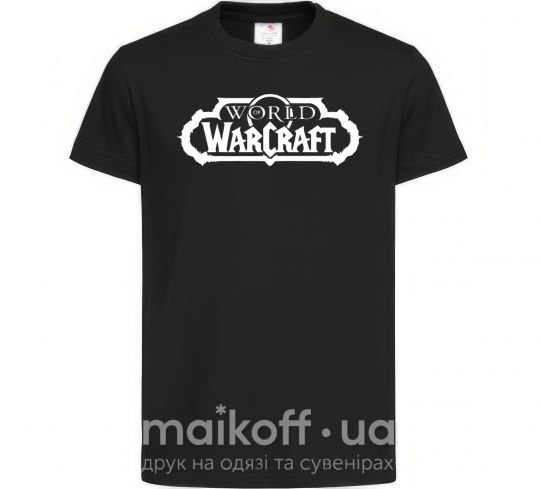Дитяча футболка World of Warcraft Чорний фото