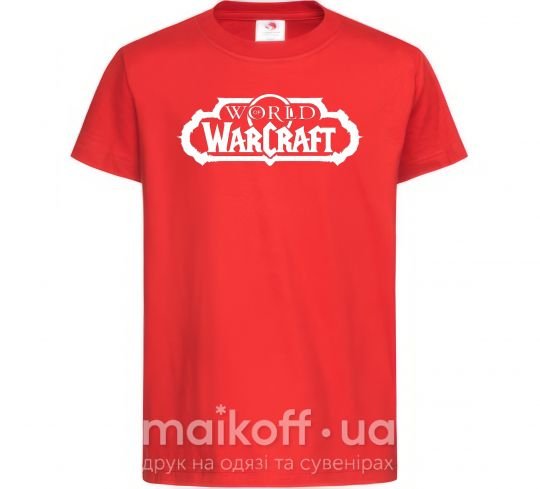 Детская футболка World of Warcraft Красный фото