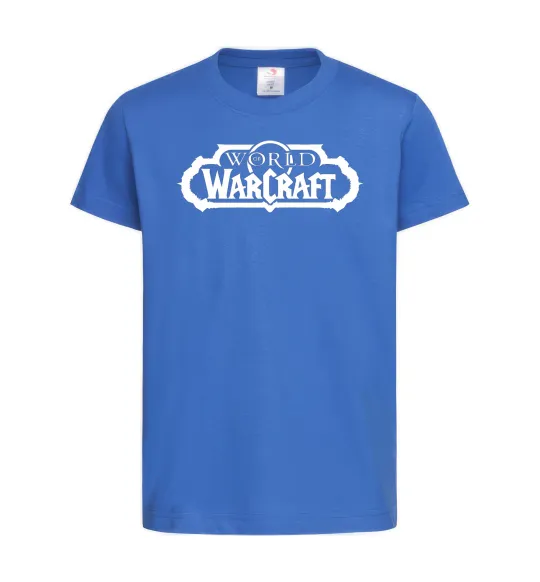 Детская футболка World of Warcraft Ярко-синий фото