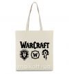 Эко-сумка Warcraft symbols Бежевый фото