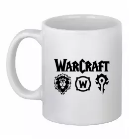 Чашка керамічна World of Warcraft Orc Білий фото