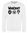 Свитшот Warcraft symbols Белый фото