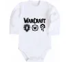 Дитячий бодік Warcraft symbols Білий фото
