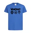 Детская футболка Warcraft symbols Ярко-синий фото