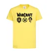 Детская футболка Warcraft symbols Лимонный фото