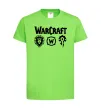Детская футболка Warcraft symbols Лаймовый фото