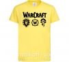 Дитяча футболка Warcraft symbols Лимонний фото