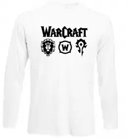 Лонгслів Warcraft печатка Чорний фото