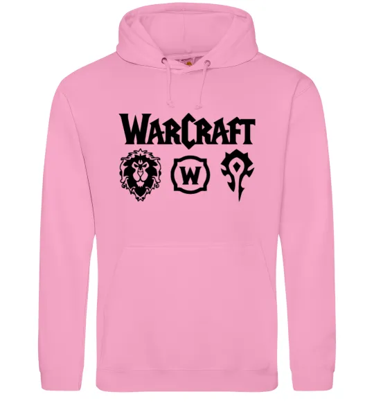 Жіноча толстовка (худі) Warcraft symbols Рожевий фото
