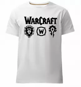 Чоловіча преміум футболка World of Warcraft Orc Білий фото