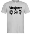 Мужская футболка Warcraft symbols Серый фото