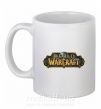 Чашка керамическая Warcraft color logo Белый фото