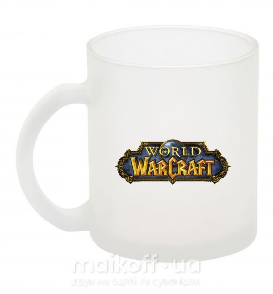 Чашка скляна Warcraft color logo Фроузен фото