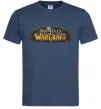 Мужская футболка Warcraft color logo Темно-синий фото