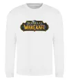 Свитшот Warcraft color logo Белый фото