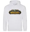 Чоловіча толстовка (худі) Warcraft color logo Сірий меланж фото