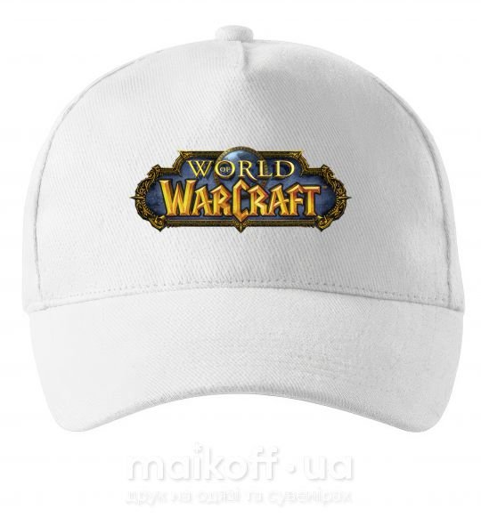 Кепка Warcraft color logo Белый фото