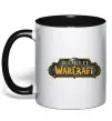 Чашка с цветной ручкой Warcraft color logo Черный фото