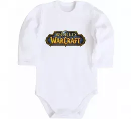 Детский боди World of WarCraft WoW Белый фото