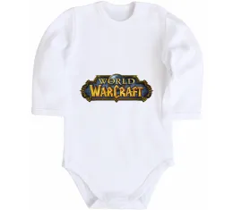 Дитячий бодік Warcraft symbols Білий фото
