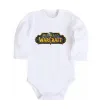 Дитячий бодік Warcraft color logo Білий фото